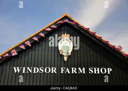 La Windsor Farmshop, Old Windsor, Berkshire, Inghilterra, Regno Unito Foto Stock