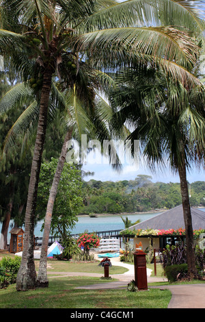 Centro di attività isola tropicale RESORT VERTICALE BDA Foto Stock