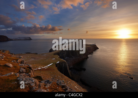 Neist Point, Isola di Skye in Scozia Foto Stock