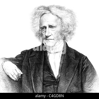 John Herschel (1792-1871) su incisione da 1871. Inglese matematico, astronomo, chimico e fotografo sperimentale. Foto Stock