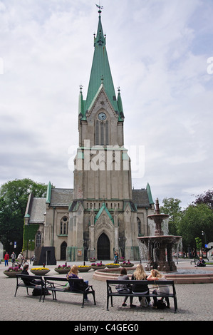 Cattedrale di Kristiansand (Kristiansand Domkirke), Rådhusgata, Kristiansand (Christiansand), contea di Agder, Norvegia Foto Stock