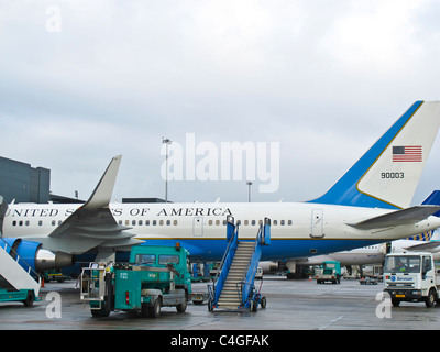 Airforce 2 Boing 757 Foto Stock