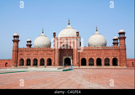 Pakistan - Il Punjab - Lahore - Cortile della moschea Badshahi Foto Stock