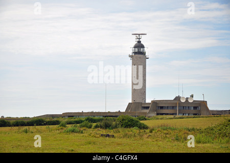 Cap Gris Nez, Francia: faro sul punto. Foto Stock