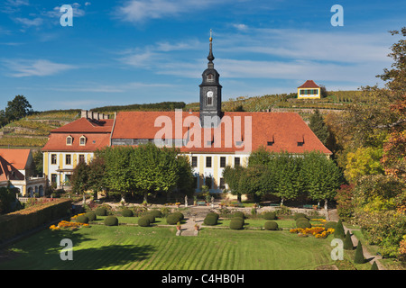 Schloss und Park Seusslitz, Sachsen | Palazzo e Parco Seusslitz Foto Stock