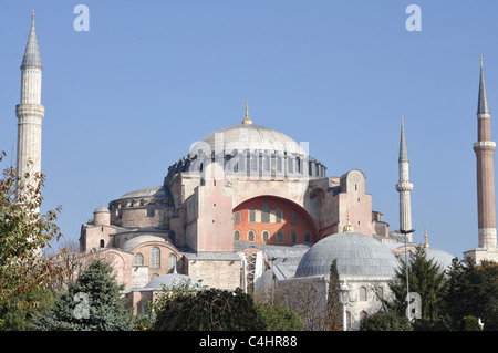 La Moschea di Aya Sofia a Istanbul, Turchia Foto Stock