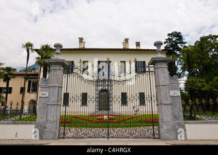 Municipio, Villa Camilla, Domaso, lago di Como, Italia Foto Stock