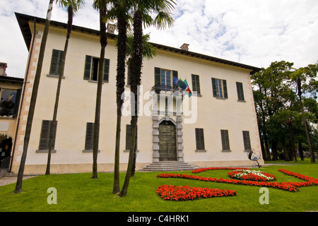 Municipio, Villa Camilla, Domaso, lago di Como, Italia Foto Stock