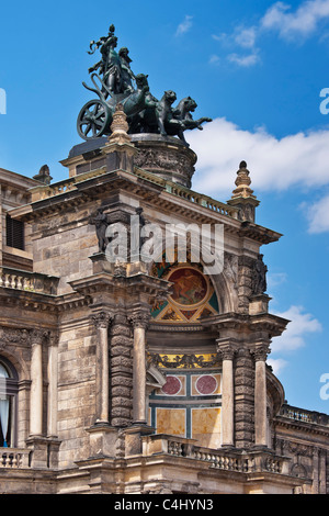 Semperoper di Dresden | Semperoper di Dresda Foto Stock