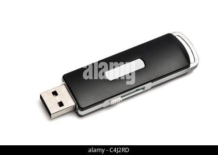 Drive flash USB con copyspace per firmare Foto Stock
