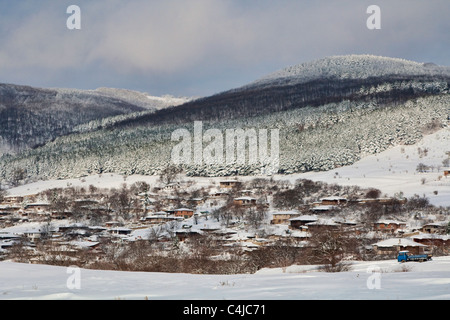 Zheravna in inverno Foto Stock