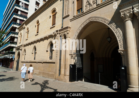 "Iglesia de San Nicolás (Chiesa di San Nicola), Pamplona, Navarra (Navarra), Spagna, Europa. Foto Stock