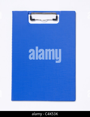 Blocco appunti blu Foto Stock