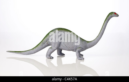 Dinosauro di plastica Foto Stock