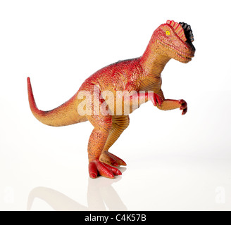 Dinosauro di plastica Foto Stock