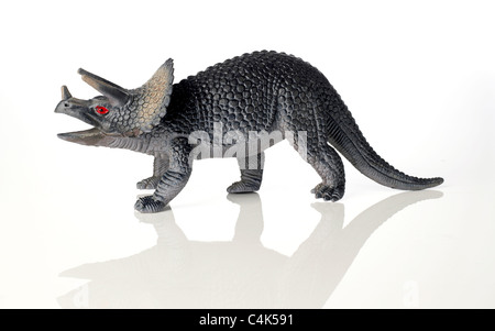 Dinosauro di plastica Foto Stock