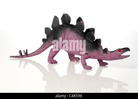 Dinosauro di plastica Foto Stock