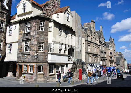 La Casa di John Knox, Royal Mile, Città Vecchia, Edimburgo, Lothian, Scozia, Regno Unito Foto Stock