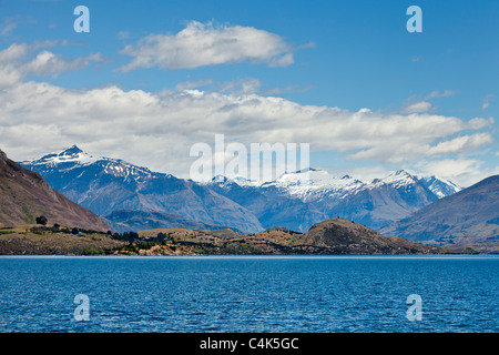 Il lago Wanaka in Nuova Zelanda Foto Stock