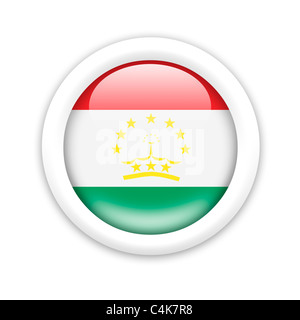 Bandiera del Tagikistan Foto Stock