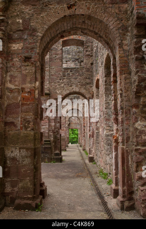 Le rovine del monastero, Frauenalb Albvalley, Foresta Nera, Baden-Wuerttemberg, Germania, Europa Foto Stock