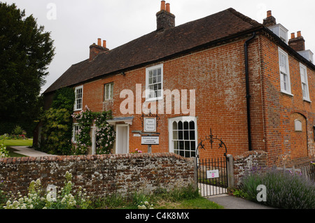 Jane Austen's House, Chawton, Alton, Hampshire, Inghilterra Foto Stock