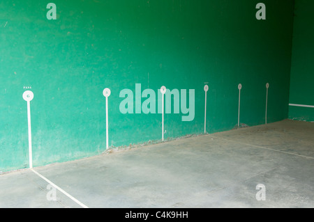 Vista di un tradizionale spagnolo pelota corte Foto Stock