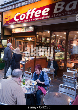 Coffe Shop,Leicester Square,Londra,Inghilterra Foto Stock