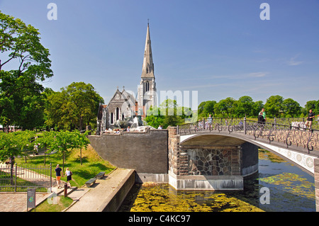 Chiesa Anglicana di Sant'Albano, Churchillparken, Copenaghen (Kobenhavn), Regno di Danimarca Foto Stock