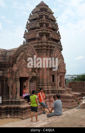 Prasat Phra Wihan antico Siam Bangkok in Thailandia Foto Stock