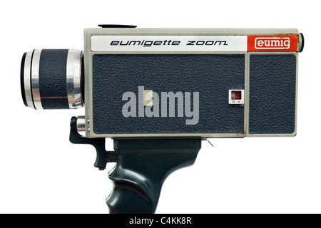 Vintage Zoom Eumigette 8mm home film fotocamera Foto Stock