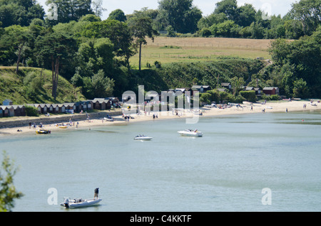 Studland Bay beach, Studland legno, Isle of Purbeck costa, Swanage, Dorset Foto Stock