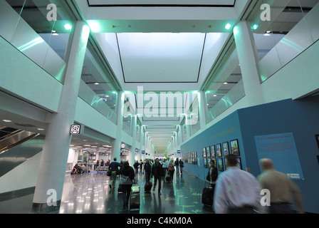 Miami Airport Terminal. Foto Stock