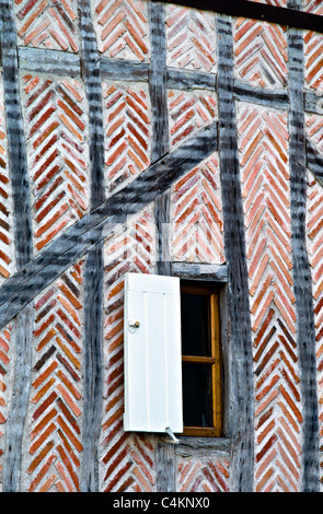 Vecchio muro,Azay le Rideau,della Valle della Loira, Francia Foto Stock