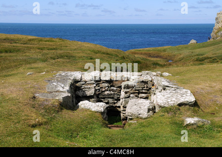 St Gwenfaens Pozzo santo Rhoscolyn Anglesey Ynys Mon Gwynedd in Galles Cymru REGNO UNITO GB Foto Stock