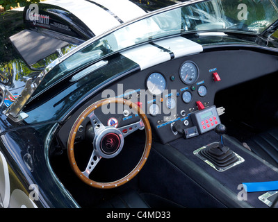 AC Cobra 427 cockpit cruscotto gara rallye in dotazione Foto Stock