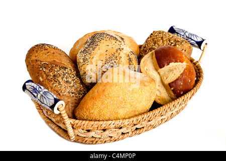 Il cibo della colazione insieme di raccolta dei rotoli Foto Stock