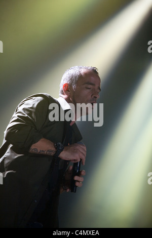 Eros Ramazotti eseguire il concerto a Budapest, Ungheria, 2009.11.03 Foto Stock