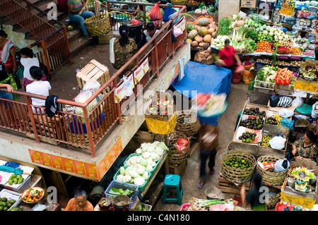 Il Pasar Badung Denpasar, Bali Foto Stock