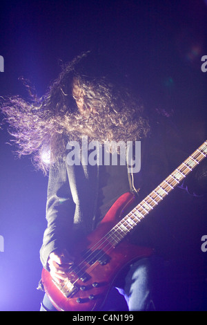 Membri della Alice in Chains band eseguire il concerto a Budapest, Ungheria, 2009.11.27 Foto Stock