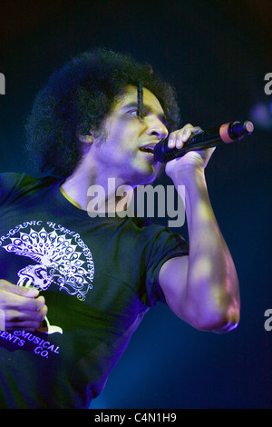 Membri della Alice in Chains band eseguire il concerto a Budapest, Ungheria, 2009.11.27 Foto Stock