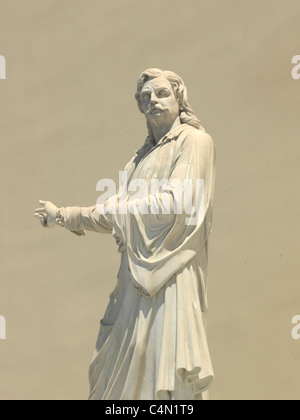 Atene Grecia Università di Atene Statua di Rigas Feraios 1757-1798 Foto Stock