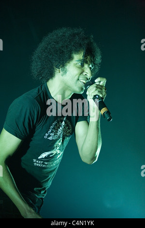 Membri della Alice in Chains band eseguire il concerto a Budapest, Ungheria, 2009.11.27 Foto Stock