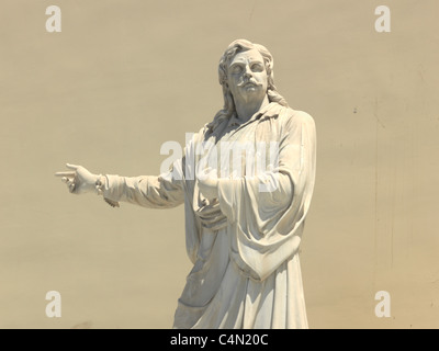 Atene Grecia Università di Atene Statua di Rigas Feraios 1757-1798 Foto Stock