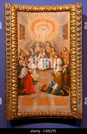 La pittura religiosa di Santo Spirito in Antigua il Museo de Arte Colonial (Colonial Art Museum) Foto Stock