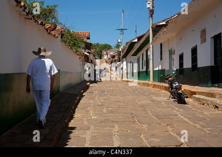 Barichara colombiano di Santander Foto Stock