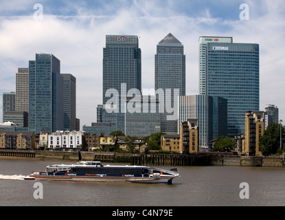 Canary Wharf Docklands Londra Inghilterra Foto Stock