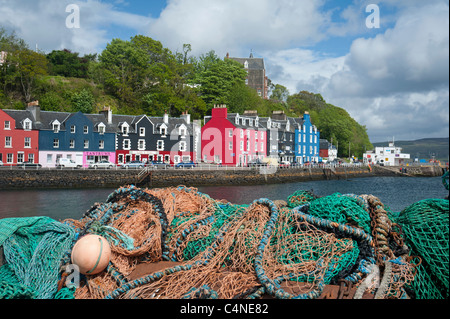 Tobermory, la capitale dell'isola di Mull nelle Ebridi Interne, Argyll, Scozia. SCO 8311 Foto Stock