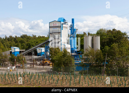 Pomeriggio Vista di Clydebridge cava in Laurino Foto Stock