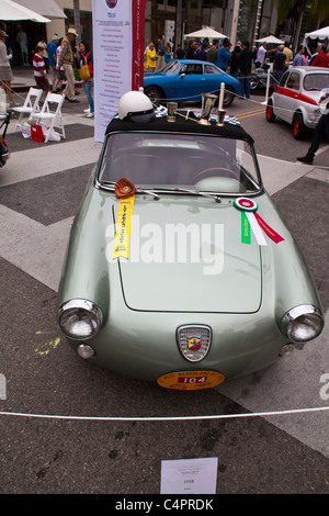 Un 1958 Fiat Abarth al 2011 Rodeo Drive Concours Foto Stock